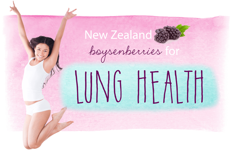 New Zealand Boysenberries for Lung Health. “BerriQi is scientifically proven to aid lung health and restoration… It’s made from New Zealand Boysenberry the new superfood”.